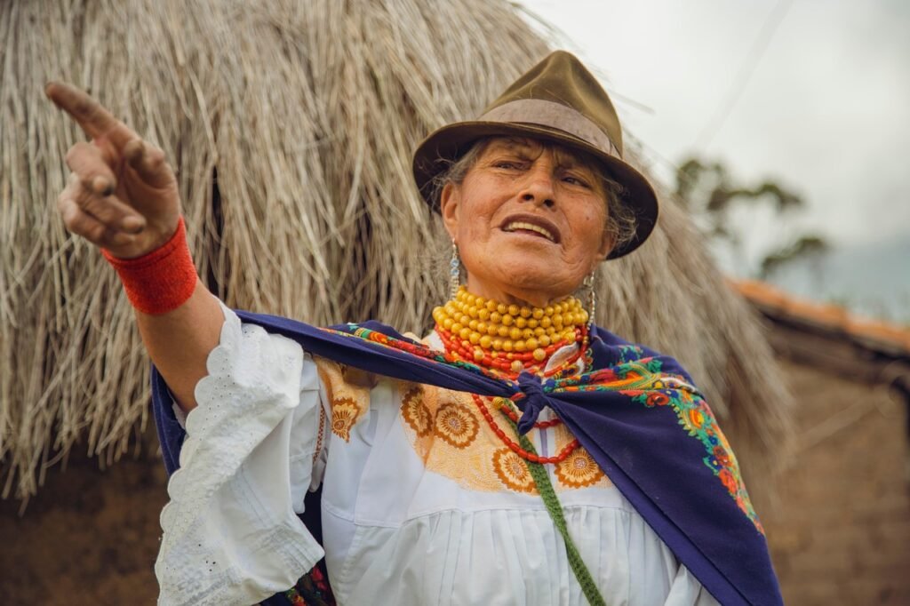 woman, indigenous, ecuador